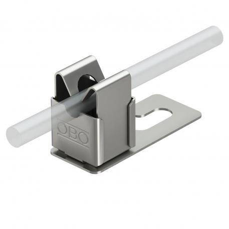 Supporto per tegole, per RD 8 mm, acciaio inox