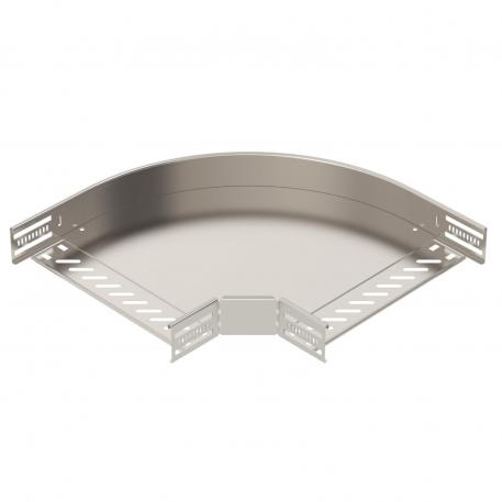 Curva di 90° 60 A4 300 | Acciaio legato, INOX 1.4571 | non trattato, ulteriore trattamento