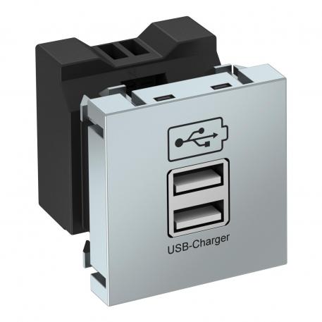 USB-Charger 2,1A alluminio laccato