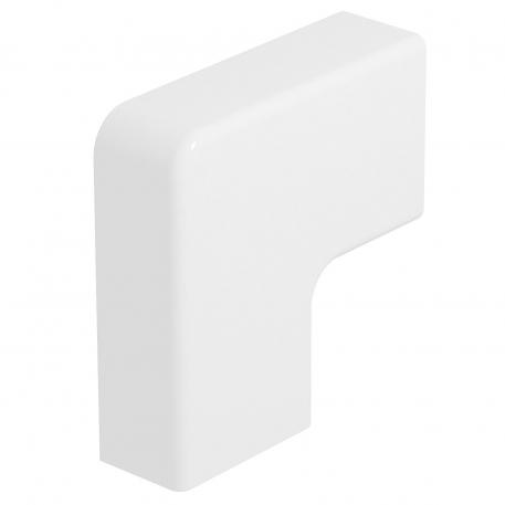 Calotta curva piana, per canale tipo WDK 13025  |  | bianco; RAL 9010