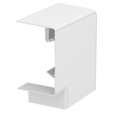 Coperchio angolo piano, per canale porta apparecchi Rapid 80 tipo 70110 118 | 73 | bianco; RAL 9010