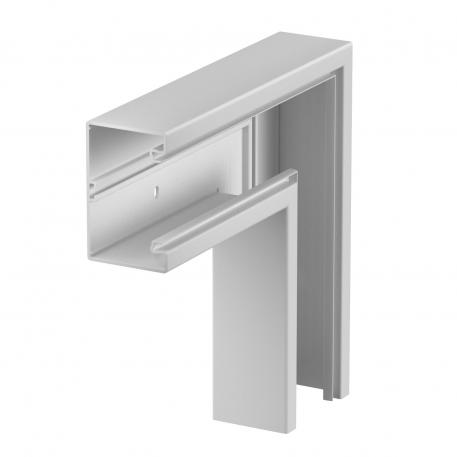 Curva piana, per canale porta apparecchi Rapid 80 tipo GK-70110 110 | 70 | grigio chiaro; RAL 7035