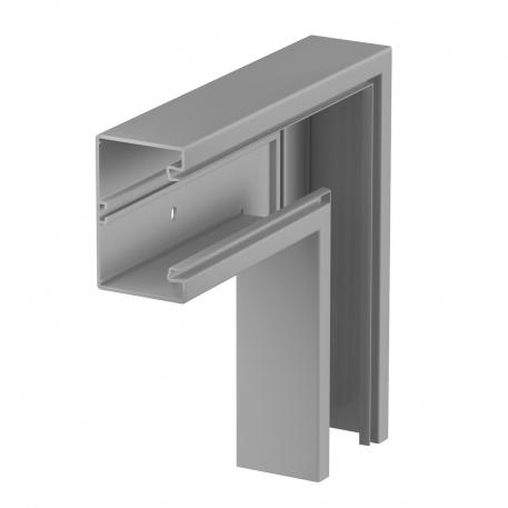 Curva piana, per canale porta apparecchi Rapid 80 tipo GK-70110 110 | 70 | grigio pietra; RAL 7030