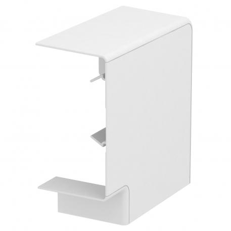 Coperchio angolo piano, per canale porta apparecchi Rapid 80 tipo 70130 138 | 73 | bianco; RAL 9010