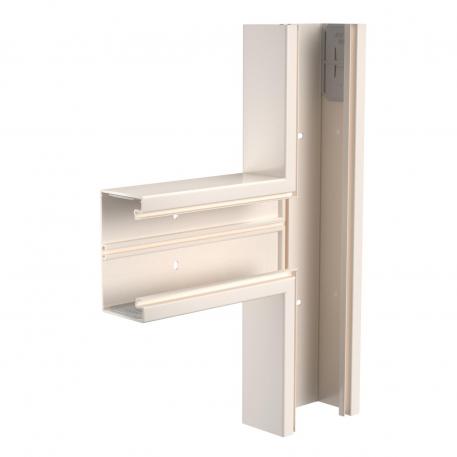 Derivazione a T, per canale porta apparecchi Rapid 80, tipo GK-70130 460 | bianco crema; RAL 9001