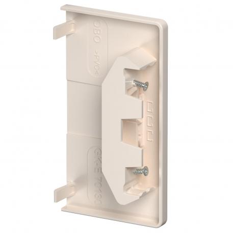 Elemento terminale, per canale porta apparecchi Rapid 80 tipo GK-70130  |  |  |  | bianco crema; RAL 9001