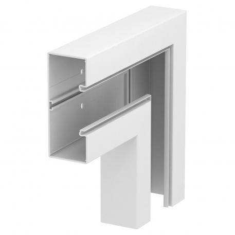 Curva piana, per canale porta apparecchi Rapid 80 tipo GK-70170 170 | 70 | bianco; RAL 9010