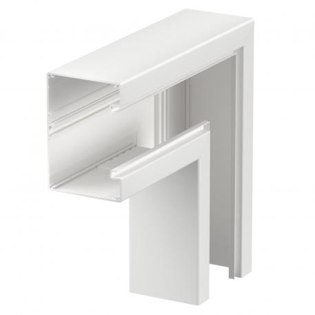 Curva piana, simmetrica, per canale porta apparecchi Rapid 80 tipo GA-S90130 130 | 90 | bianco; RAL 9010