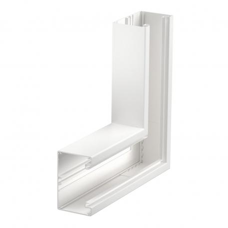 Curva piana, simmetrica, per canale oirta apparecchi Rapid 80 tipo GA-S70110 110 | 70 | bianco; RAL 9010