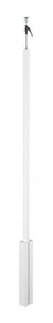 Colonna tipo ISS140100R 3000 | serrare | Alluminio | bianco; RAL 9010 | 