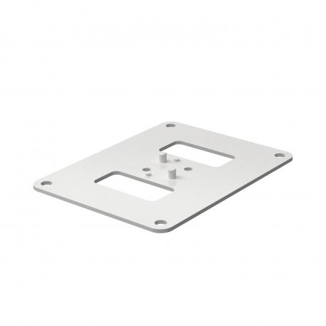 Flangia da pavimento per ISS70110 170 | 130 | 3 | bianco; RAL 9010