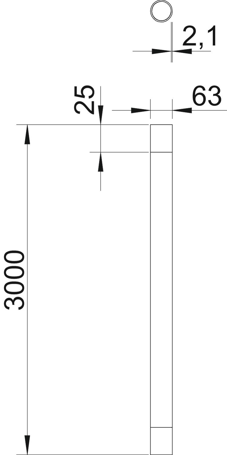 Tubo flessibile alluminio conburente